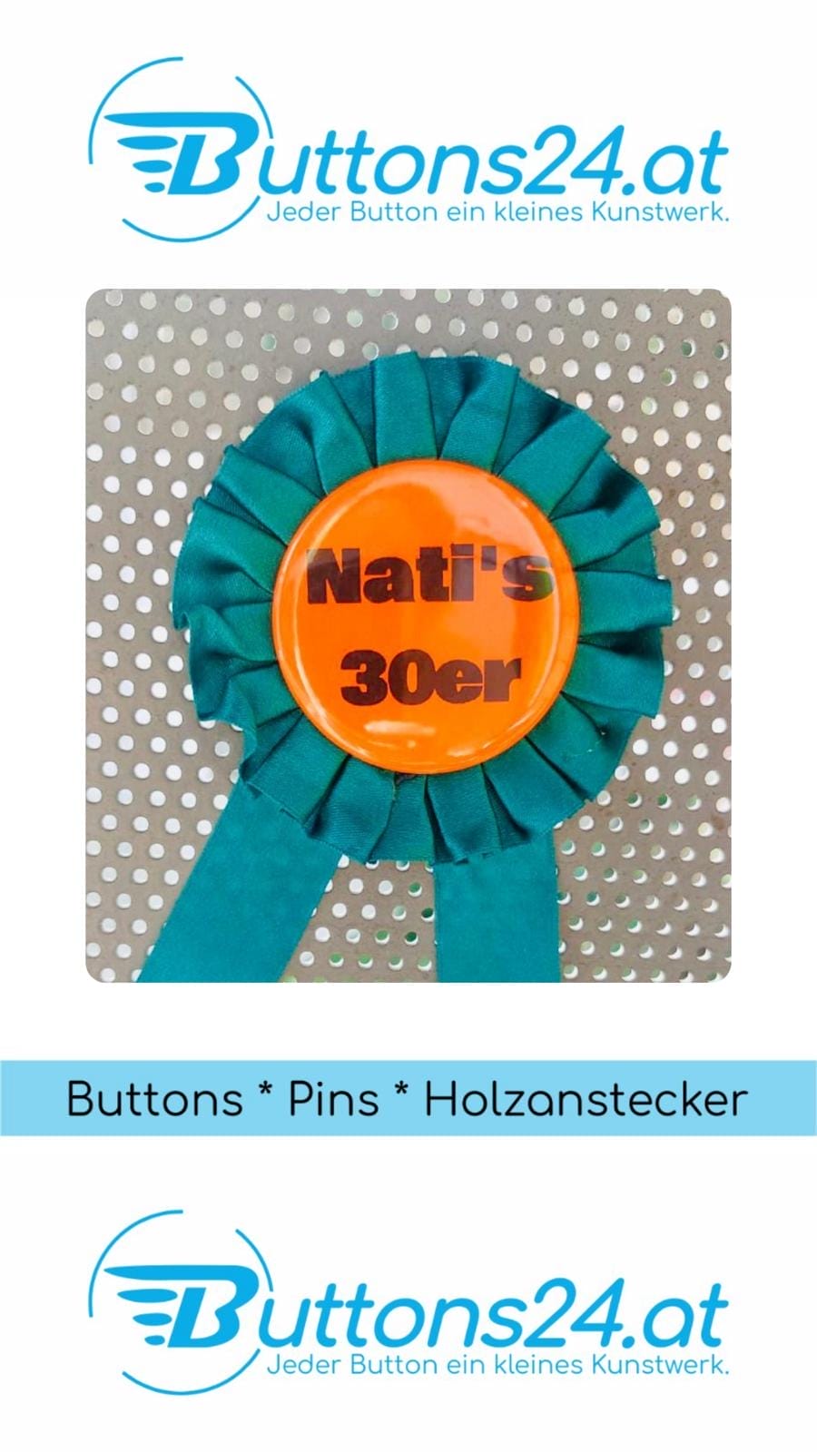 Buttons für Geburtstage bestellen