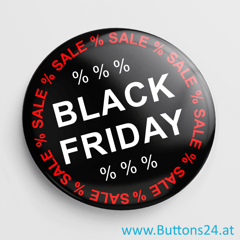 Black Friday Button ordern - Buttons selber machen