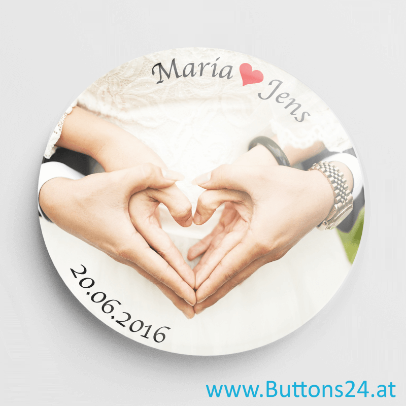 Hochzeitsanstecker Herz online bestellen