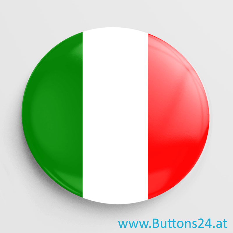 Button mit Italien Wappen
