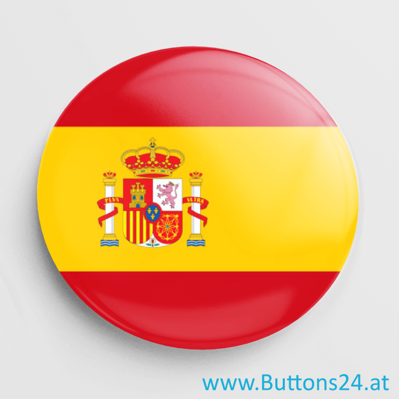 Anstecker mit spanischem Wappen - Spanien Buttons