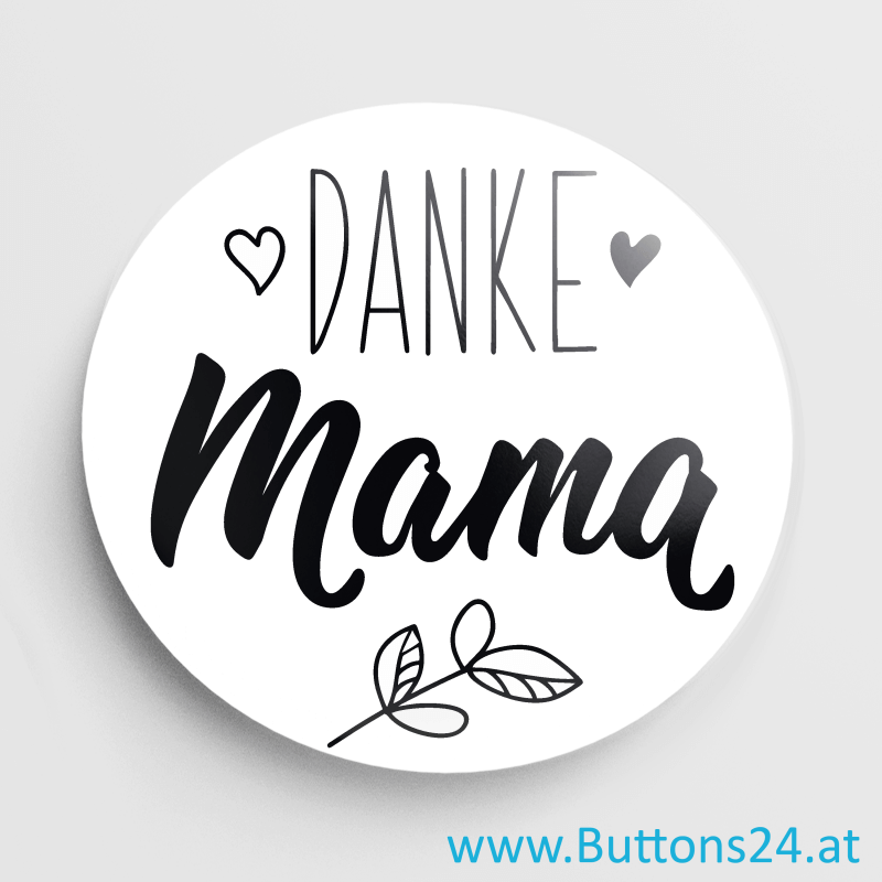 Danke Mama Buttons bestellen