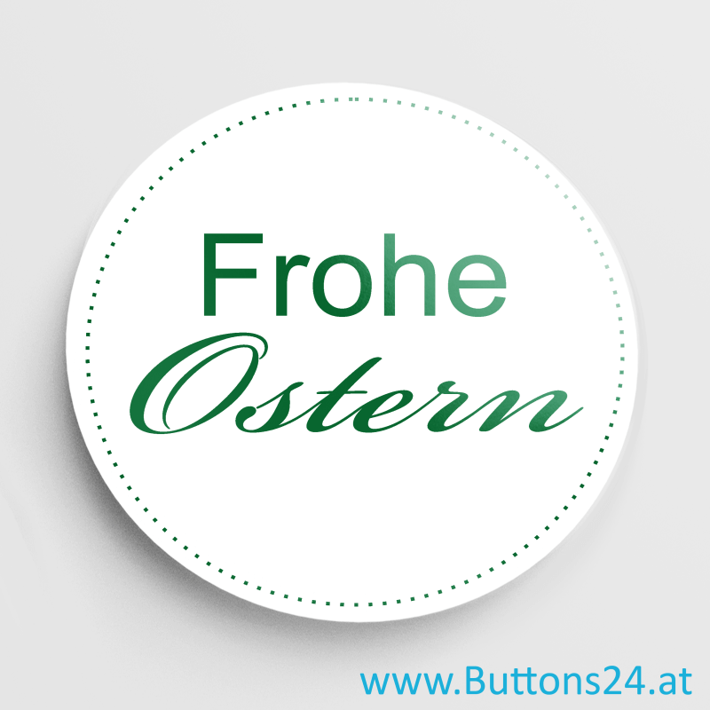 Frohe Ostern Anstecker Buttons bestellen