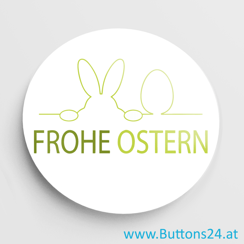 Frohe Ostern Ansteck Buttons