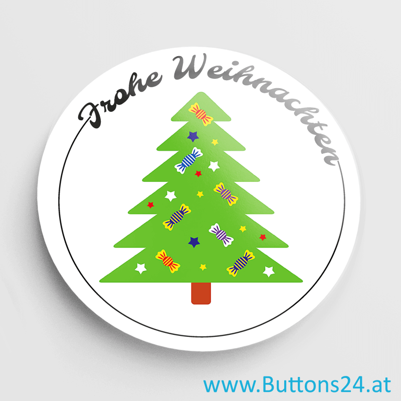 Frohe Weihnachten Buttons Anstecker
