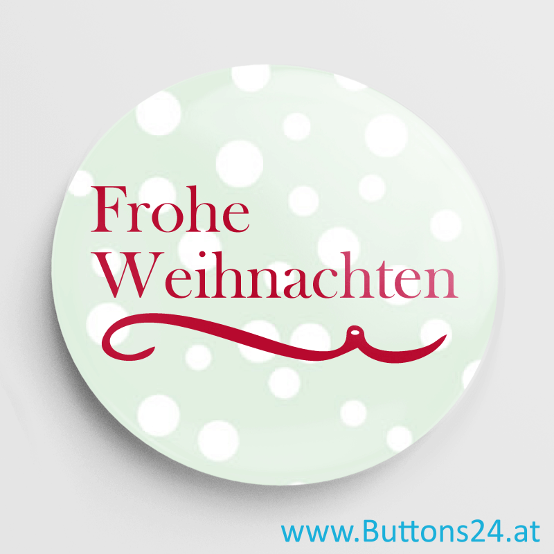 Frohe Weihnachten Button-Anstecker x-mas-buttons