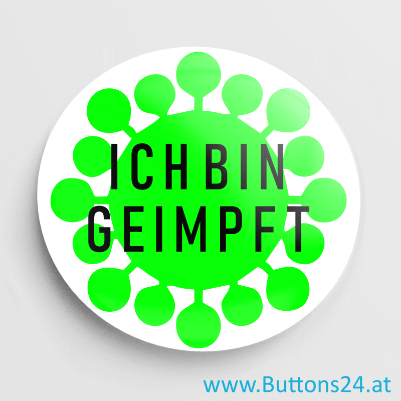 ich bin geimpft Button ordern