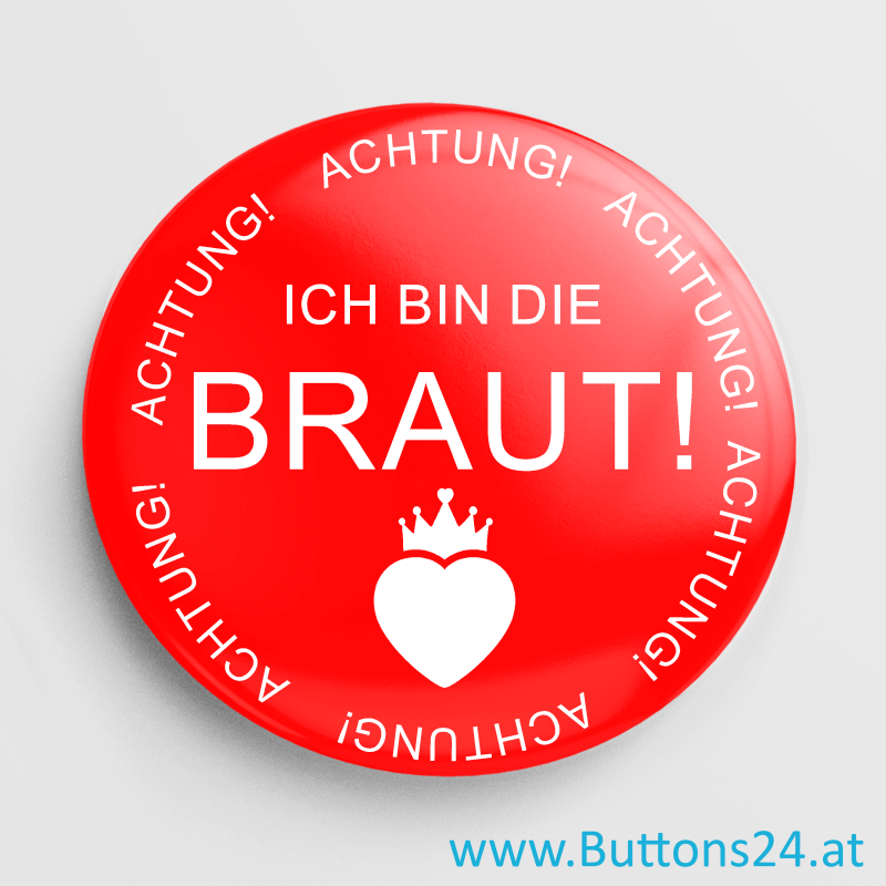 Anstecker für die Hochzeit, Buttons selber machen